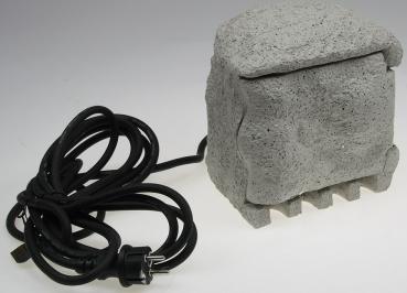 Preview: Gartensteckdose "Stone", 4-fach 250V/16A, IP44, inkl. 5m Kabel