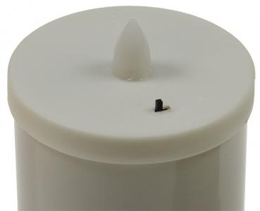 Preview: Grablicht mit flackernder LED ØxH 75x125mm, Betrieb mit 2xC/R14 (Baby)