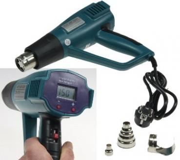 Heißluftgebläse "CHP-Pro Digi" 1500 Watt 100-650°C, LCD Temperaturanzeige