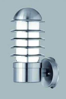 Wandleuchte Edelstahl/Glas