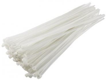 Kabelbinder 368mm x 4,8mm, transparent 100er Pack, hohe Zugkraft