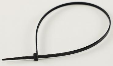 Preview: Kabelbinder 300mm x 3,5mm, schwarz 100er Pack, hohe Zugkraft, UV fest