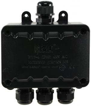 Preview: Kabelverbinderbox, 4 Anschlüsse, IP66 230V, IP66, 1x Eingang, 3x Ausgang