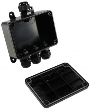 Preview: Kabelverbinderbox, 4 Anschlüsse, IP66 230V, IP66, 1x Eingang, 3x Ausgang