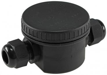 Preview: Kabelverbinderdose, 2 Anschlüsse, IP66 12V bis 230V, wasserdicht