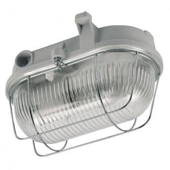 Kanlux Hermi Kellerleuchte Ovalleuchte mit Metallkorb E27 Fassung IP54