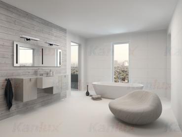 Preview: Kanlux LED-Leuchte Asten 8W IP44 400mm Schwarz