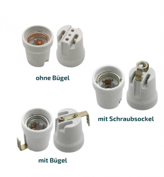 Keramik-Lampenfassung E27 Keramik