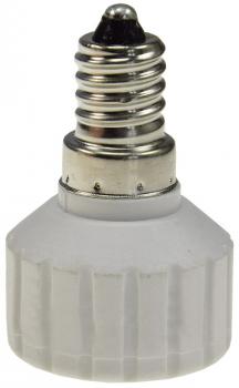 Preview: Lampensockel-Adapter, Keramik E14 auf GU10
