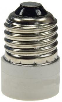 Preview: Lampensockel-Adapter, Kunststoff E27 auf E14