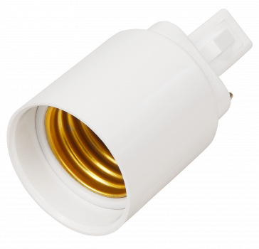 Lampensockel-Adapter McShine, G24 auf E27