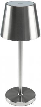 Preview: LED Akku-Tischleuchte Foco Tenda, warmweiß, aufladbar, Touchschalter, 30cm,