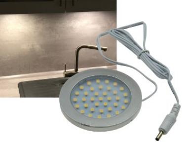 LED-Aufbauleuchte "ABL-R90" warmweiß 3 Watt, 12V=DC , 3200K, 270 Lumen