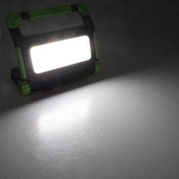 Preview: LED Baustrahler mit Akku "BSA-50" 50W, 4200lm, 4500K / neutralweiß