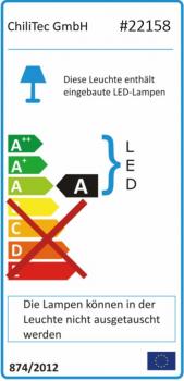Preview: LED Deckenleuchte "Acronica 12n" Ø 26cm, 12W, 750lm, 4500K, IP44