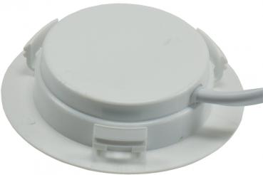 Preview: LED-Einbauleuchte "EBL-HV65w", weiß 2 Watt, 230V, 3000K, 160Lm, warmweiß