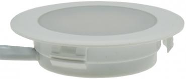 Preview: LED-Einbauleuchte "EBL-HV65w", weiß 2 Watt, 230V, 3000K, 160Lm, warmweiß