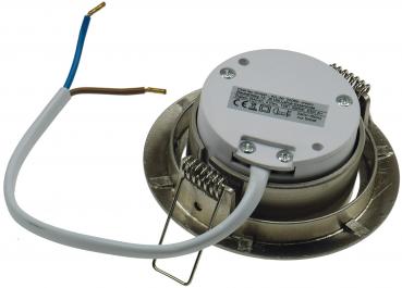 Preview: LED-Einbauleuchte "Flat-32dim" warmweiß 80x32mm, 5W, 420lm, Edelstahl gebürstet