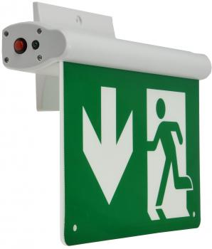 Preview: LED Fluchtwegleuchte "NL-8 Multi" Erkennungsw. 25m, IP20, Decken+Wandmont.