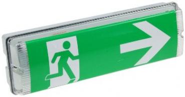 LED Fluchtwegleuchte "NL-W1" 30 LEDs Erkennungsw. 25m,Wandmontage, IP65