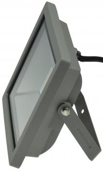 Preview: LED-Fluter SlimLine "CTF-SLT 30" silber 30W, 2100lm, 4000K, neutralweiß, IP44