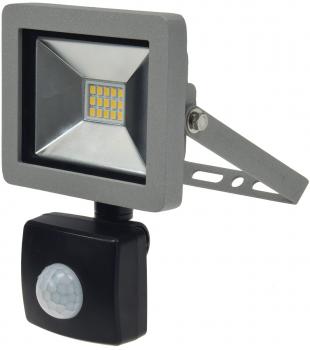 Preview: LED-Fluter SlimLine "CTF-SLT10 PIR" 10W, IP44, 750lm, 4200K, Bewegungsmelder