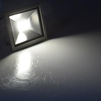 Preview: LED-Fluter SlimLine "CTF-SLT50 PIR" 50W, IP44, 3200lm, 4200K, Bewegungsmelde