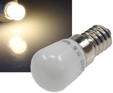 LED Lampe E14, 1 SMD LED 23x51mm klein 3000k, 140lm, 120°, 230V/2W, warmweiß