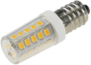 Preview: LED Lampe E14 Mini, warmweiß 3000k, 300lm, 300°, 230V, 4W, ØxL17x51mm