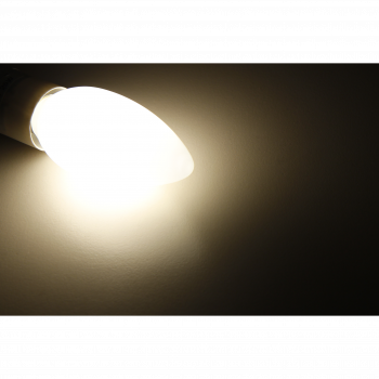 Preview: LED-Leuchtmittel kerzenform Filament E14 2W matt warmweiß