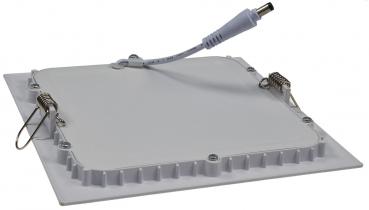 Preview: LED Licht-Panel "QCP-17Q", 17x17cm 230V, 12W, 870 Lumen,4200K / neutralweiß