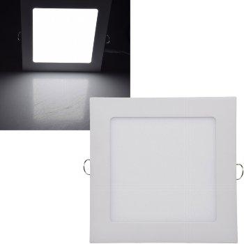 LED Licht-Panel "QCP-17Q", 17x17cm 230V, 12W, 870 Lumen,4200K / neutralweiß