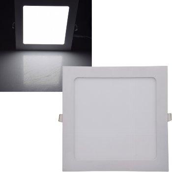 LED Licht-Panel "QCP-22Q", 22,5x22,5cm 230V, 18W, 1340 Lumen,4200K /neutralweiß