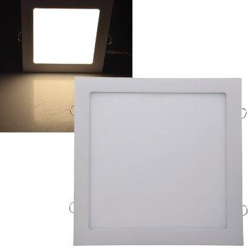 LED Licht-Panel "QCP-30Q", 30x30cm 230V, 24W, 1680 Lumen, 2900K / warmweiß