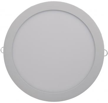 Preview: LED Licht-Panel "QCP-30R", Ø 30cm 230V, 24W, 1680 Lumen, 2900K / warmweiß