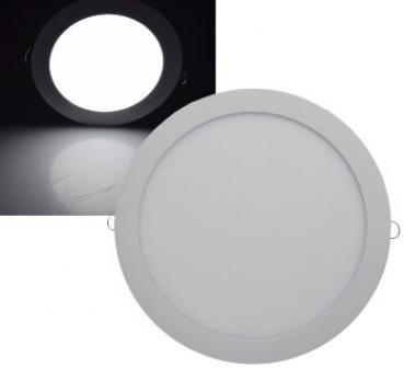 LED Licht-Panel "QCP-30R", Ø 30cm 230V, 24W, 1720 Lumen,4200K /neutralweiß