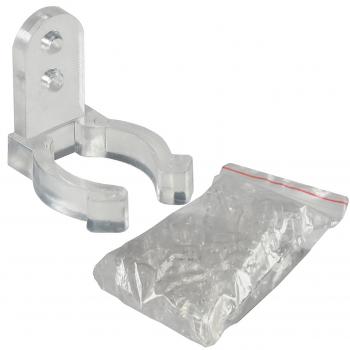 Preview: LED-Lichtschlauch Befestigungsclips anschraubbar, 50er-Beutel