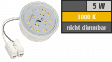 LED-Modul McShine, 5W, 400 Lumen, 230V, 50x23mm, warmweiß, 3000K