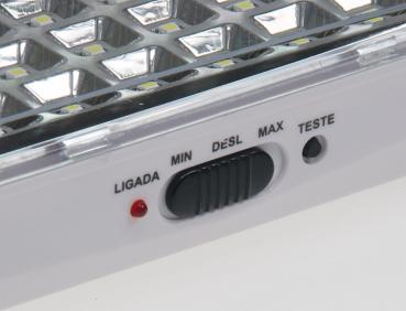 Preview: LED Notleuchte "CTNL-60 SMD" 365x70x37mm Lithium Akku 3,7V/2200mAh, nur 4W