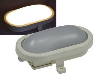 LED Oval-Armatur "FRL-O 06" IP44 Feuchtraum-Leuchte, 6W, 480lm, 3000K