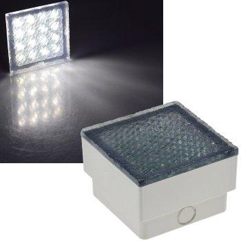 LED Pflasterstein "BRIKX 10" neutralweiß 10x10x7cm, 80lm, IP67, 230V