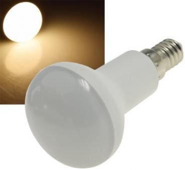 LED Reflektorstrahler R50 E14 6W 480 Lumen, 230V, 120°, 3000K warmweiß