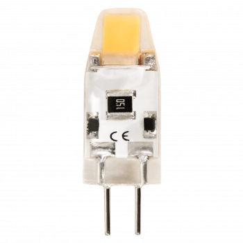 Preview: LED-Stiftsockellampe McShine Silicia COB, G4, 1W, 110lm, warmweiß