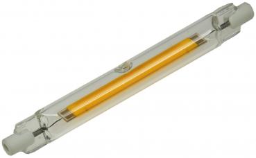 Preview: LED Strahler 8W R7s "RS118 COB8" 360°, 2900k, 930lm, 118mm, warmweiß