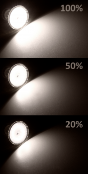 Preview: LED-Strahler McShine LS-450 GU10, 5,5W, 470lm, 3000K, step dimmbar, 10er-Pack