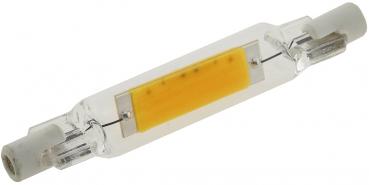 Preview: LED Strahler R7s "Glas RS78" 360°, 450lm, 78mm, 2900k / warmweiß