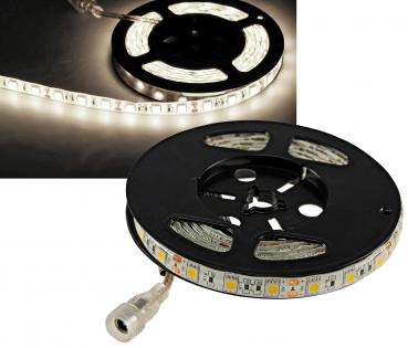 Preview: LED-Stripe "CLS-1000 SQ" 10m,neutralweiß 12V/100W, 600 LEDs, IP44, 8500 Lumen