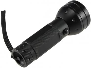 Preview: LED-Taschenlampe mit 51 UV LEDs Schwarzlicht, ØxL 55x145mm