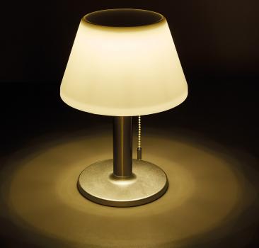 Preview: LED Tischleuchte 28cm hoch, Ø20cm 5W, 3000K, warmweiß