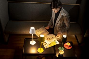 Preview: LED-Tischleuchte INITA kabellos für innen & außen, aufladbar per USB-Anschluss, max. 1,2W